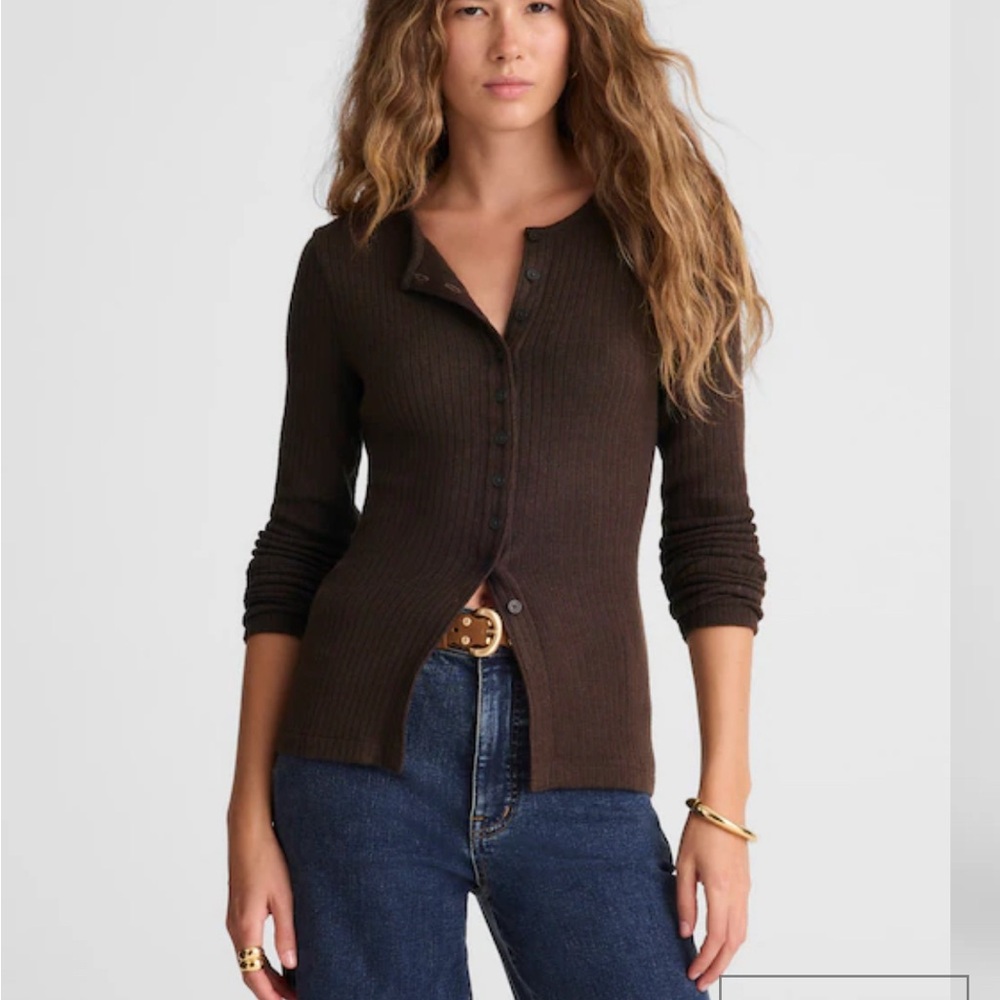Textural Cutaway Cardigan Madewell Gray Knit Sweater. Xl * I’m selling the Grey